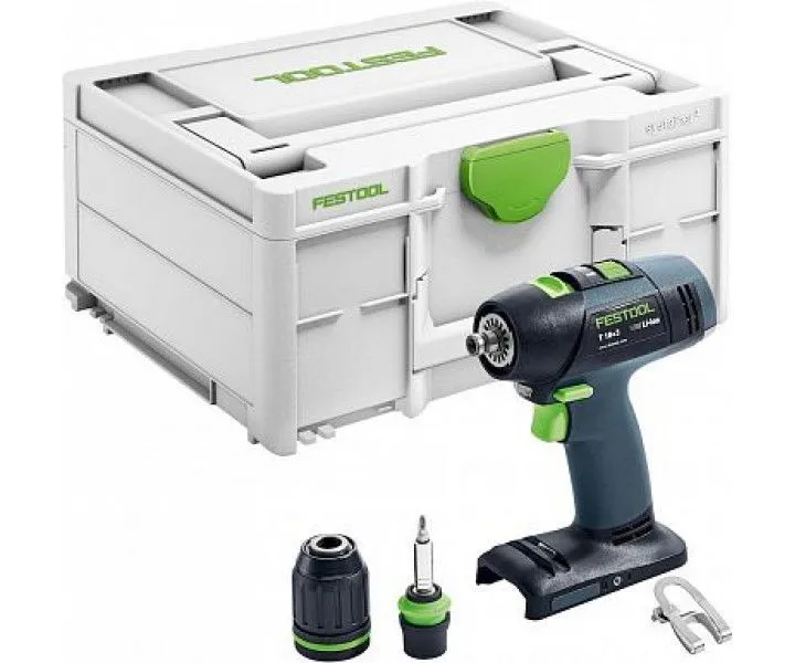 Фото Аккумуляторная дрель-шуруповёрт Festool T 18+3-Basic в интернет-магазине ToolHaus.ru